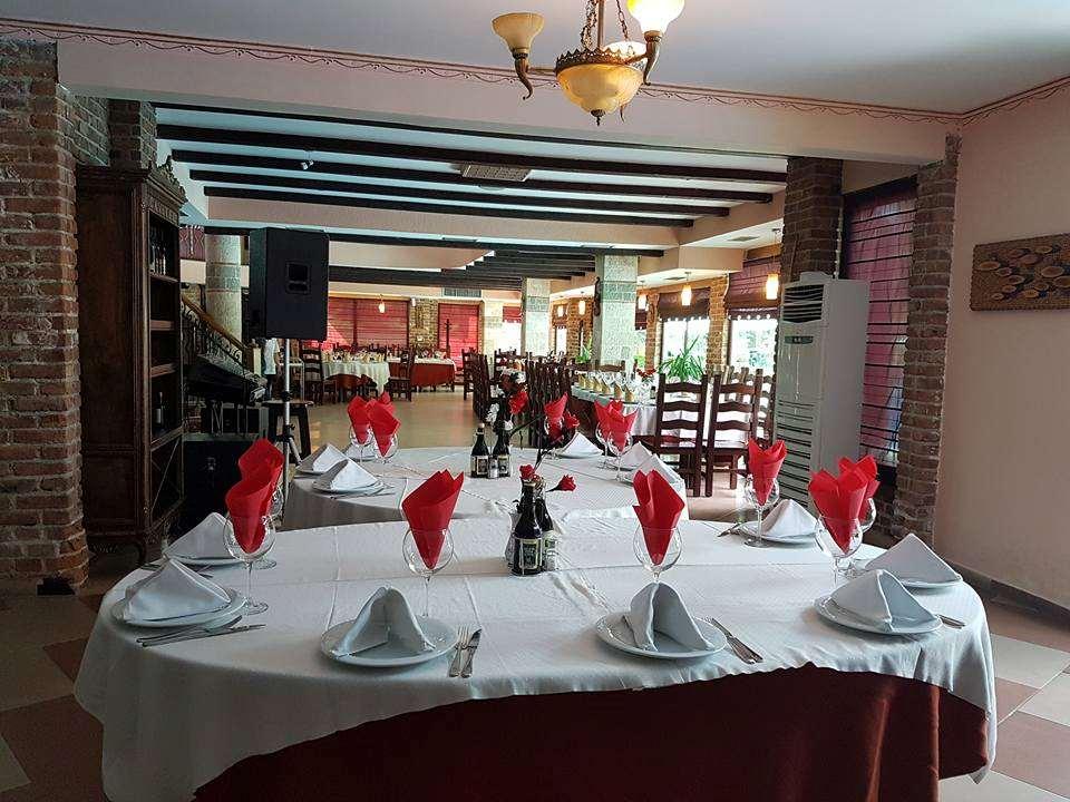 Hotel Vila Aeroport Rinas Étterem fotó